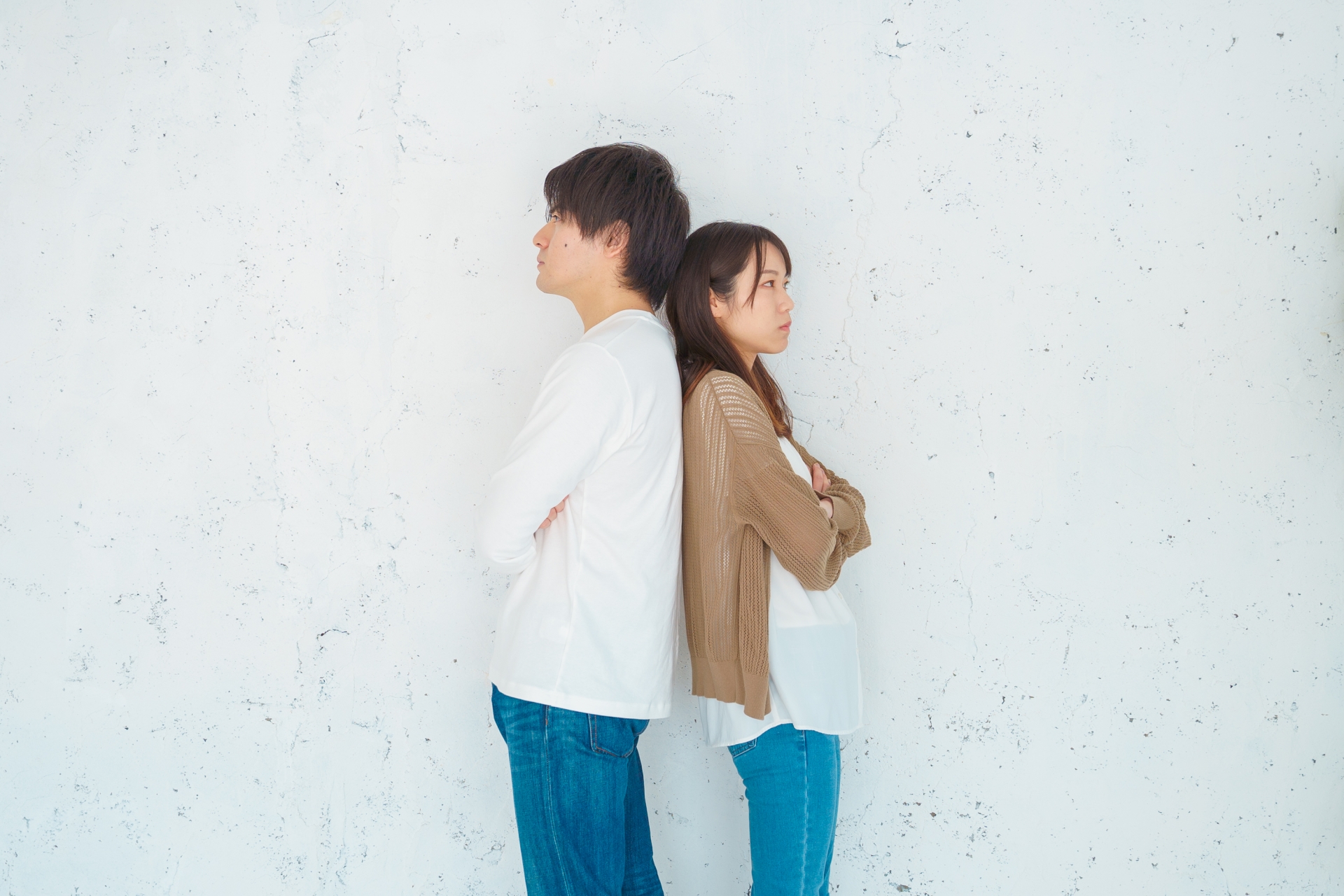 喧嘩する男女