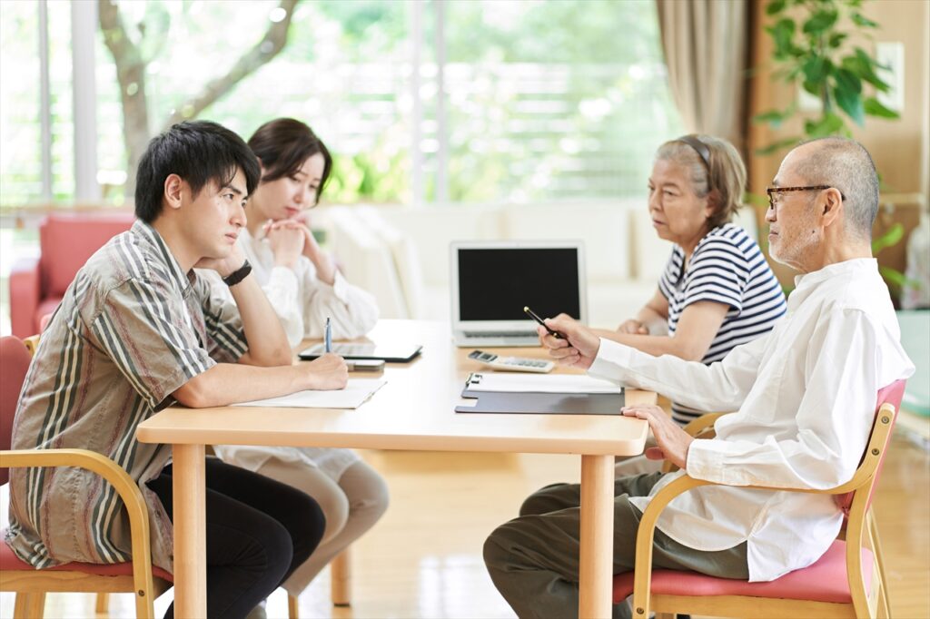 話し合いの場